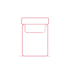 Objects Jars Tins Ikea Dagklar Jar Outline Svg Vector, Free Vectors File
